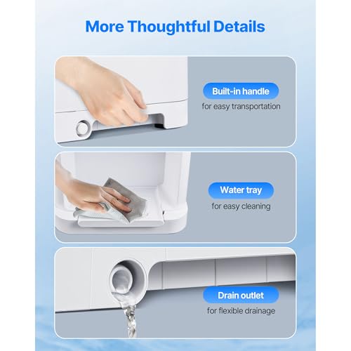 Image of VEVOR Ice Shaver Machine Electric Snow Cone Machine, 265 LBS /H Shaved Ice Machine 250W Ice Crusher Triple Blades Tabletop Shaved Ice Maker with Adjustable Fineness for Home and Commercial Use