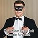 Masquerade Mask For Men Antique Look Mask for Masquerade Party, Venetian Party, Mardi Gras, Halloween & Masquerade Ball (Black)