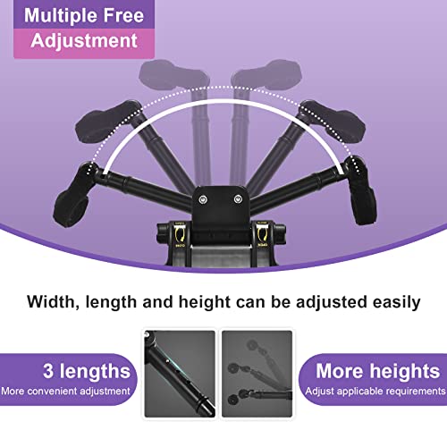 Buggy Board für alle Kinderwagen, Vihir Kiddy Board mit Sitz, Trittbrett Mitfahrbrett Universal passend für 2-6 Jahre alte Kinder, mit einer maximalen Belastung von 55 Pfund