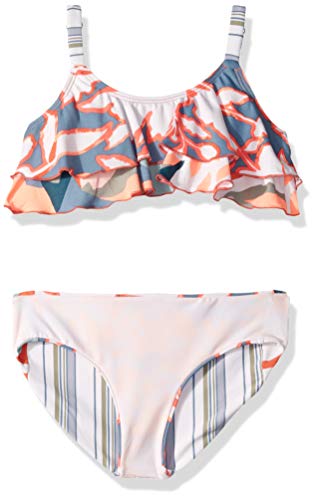 Image of Maaji Girls' Flounce Ruffle Top Bikini Swimsuit Set