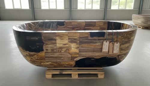 RareBath.com - Petrified Wood Bathtub (Mosaic/Assembled Style)