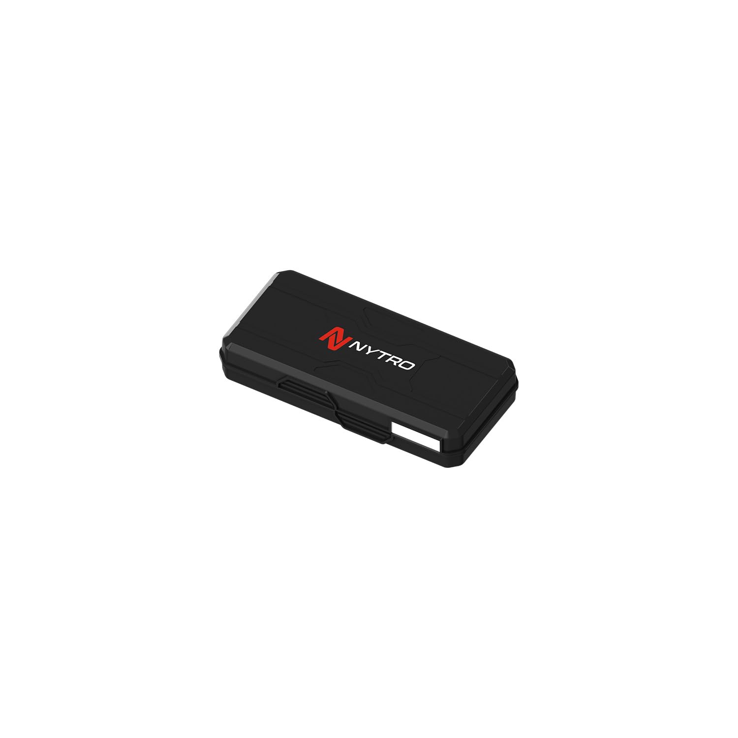 NYTRO SLS Method Feeder Rig Box | Clam-Style Box for Storing 4x 2 to 5" (5cm – 12.5cm) Method Feeder Rigs | Magnetic, Moisture Sealing Closure with Dual Sided Storage and Internal Pin Set | 22000017