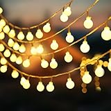 Matériaux Premium & Robustesse Boules en plastique ABS non toxique (sans odeur, résistant aux chocs). Câble en cuivre tressé anti-torsion, flexible pour enrouler autour de plantes, meubles ou clôtures sans déchirure, assurant durabilité et sécurité.