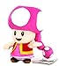 LXYY Toad Plush Toy Super Mario Peluches Mushroom Sister Toadette Peluches De Peluche 17Cm