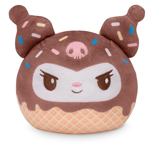 Image of TeeTurtle Reversible Sanrio Kuromi Ice Cream 4 Inch Flip Plush