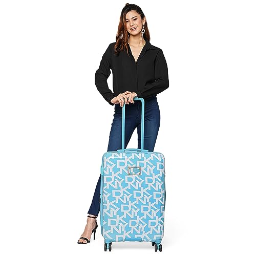 Image of DKNY Deco Signature Range Blue Color 24 inch Medium Trolley