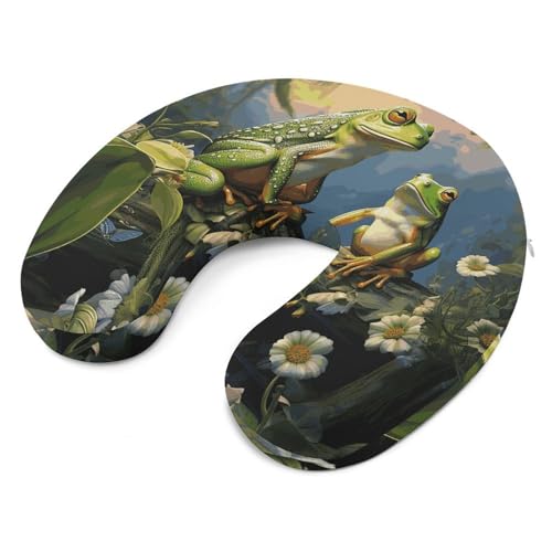 Almohada cuello U espuma viscoelástica 30x25 cm miniatura 6