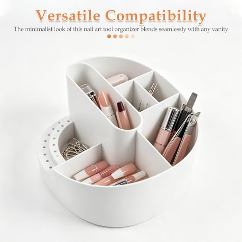 Boîte pour embouts de ponceuse à ongles avec compartiments multifonction Healvian - 8