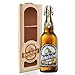 M&ouml;nchshof - Original &ndash; Spezialbier 2 L in Holzbox &ndash; Bierflasche mit B&uuml;gelverschluss &ndash; Geschenk f&uuml;r Bierliebhaber