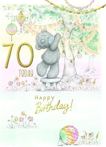 Me To You Tatty Teddy 3D-Geburtstagskarte – Mit Hologramm-Effekt, 15,2 X 15,2 Cm