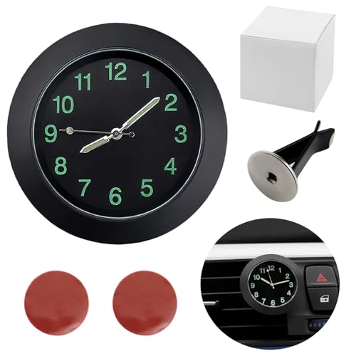 Reloj de salpicadero de coche para solucionar la falta de visibilidad horaria nocturna