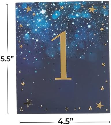 Fun Express Constellation Table Numbers, Blue, 24 Pieces image 5