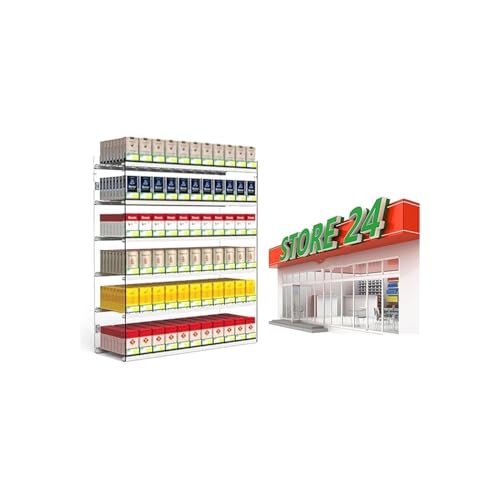 Présentoir à cigarettes pour étagères de comptoir et gestion de stock en supermarché
