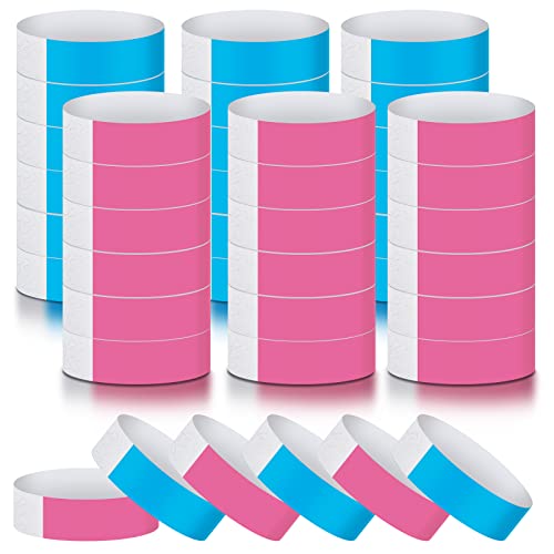 Epakh 600 Pcs Paper Wrist Bands Neon,Blue, Pink