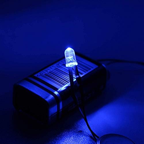 GTIWUNG 60Pcs 12V LED Lights Emitting Diodes, 3mm Pre Wired LED Diodes Light Ultra Bright (10PCS X 6 Colors)Assorted Kit Diffused Colored Lens + 60Pcs 3mm Plastic LED Holder LED Light Mounting Holders
