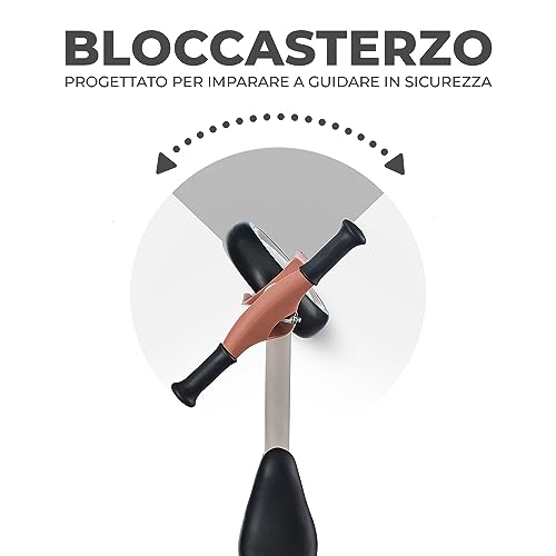 Kk Kinderkraft Tove Bicicletta Bambini Da 1,5 Anni, Bici Senza Pedali, Design Sportivo, Regolazione Della Sella, Bloccasterzo, Montaggio Facile, Struttura Leggera - 2 Kg, Beige - 5