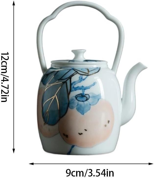 Ceramic Teapot Household Handle Teapot Ceramic Kung Fu Tea Set Modern Simple Teapot Capacity 160 Ml Tea Pot Ceramic