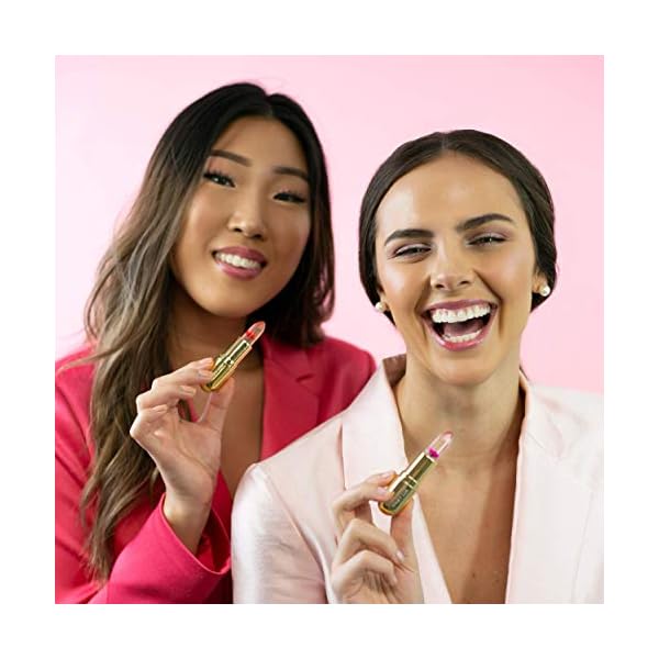 Winky Lux Flower Balm, pH Lip Balm, Color Changing Lipstick and Tinted Lip Balm Stain, Vegan & Cruelty Free Lip Balm, Hydrate & Plump, Sheer Pink Lipstick, Pink Flower