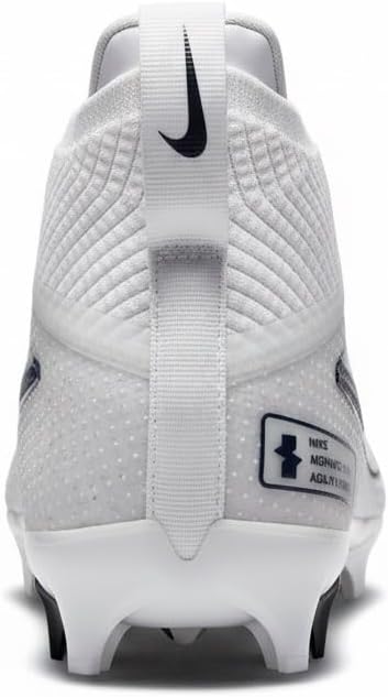 Nike Alpha Menace Elite 4 Football Cleats, White/Navy/Black, Size 11 US FZ7701-105 - Image 5
