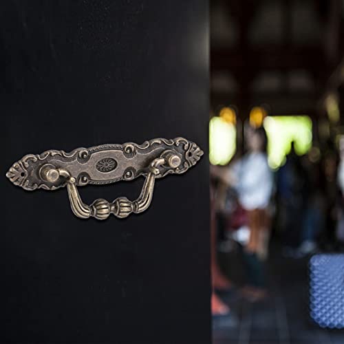 BORDSTRACT 4 peças de puxadores de gabinete de estilo europeu clássico, puxadores de gabinete de lux