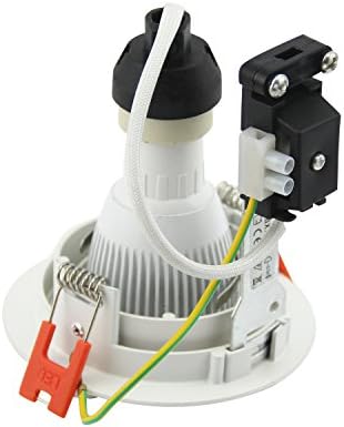 Pack of 2 MR16 Recessed Downlighs Adjustable White Round Lamp Fixtures Fitting