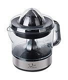 Jata EX5010 - Exprimidor Eléctrico con Rotación en ambos sentidos. Incorpora 2 conos. Cuerpo en acero inoxidable. Desmontable para su fácil limpieza. Depósito con asa. Tapa transparente