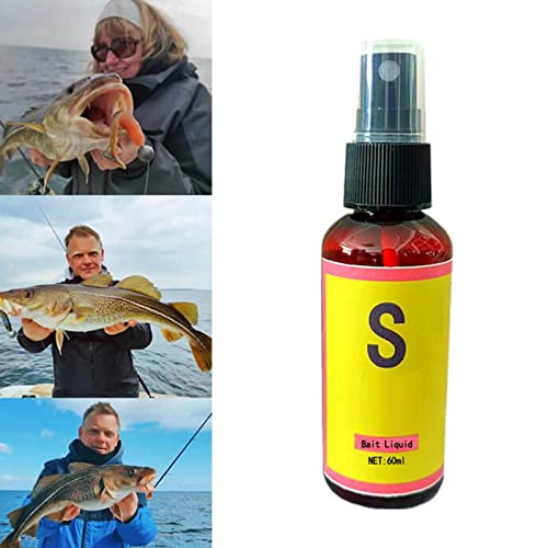 Scent Fish Attractants For Baits, 2023 New Natural Bait Scent Fish Attractants For Baits, Fish Additive Spray, High Concentration Fish Bait Attractant Enhancer 60Ml (1Pcs) #TOP1