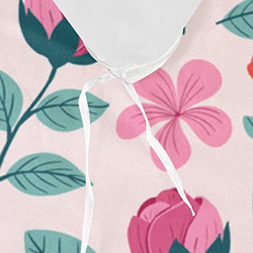 Parure de lit 3 pièces housse de couette floral coloré King Size et Queen Size - 8