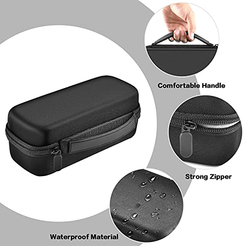 Image of Case Compatible with Dremel Lite 7760 N /10 4V Li-Ion / PawControl 7760-PET Dog Cordless Rotary Tool Multi-Purpose Kit, Zipper Mesh Pocket Storage Holder for USB Charging Accessory Changes (black)