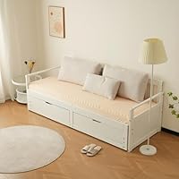 Amazon｜STPZHXC ソファベッド ディベッド 伸長式ベッド 木製 引き出し