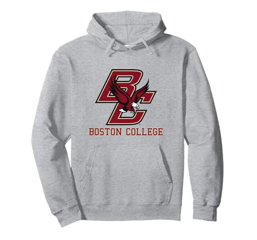 Boston College BC Icon Light Gray | BC Eagles Pullover Hoodie
