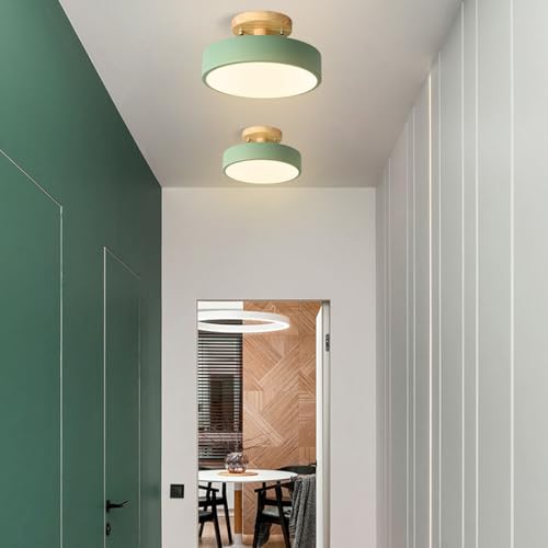 Plafonnier moderne LED en bois naturel pour créer une ambiance douce et chaleureuse