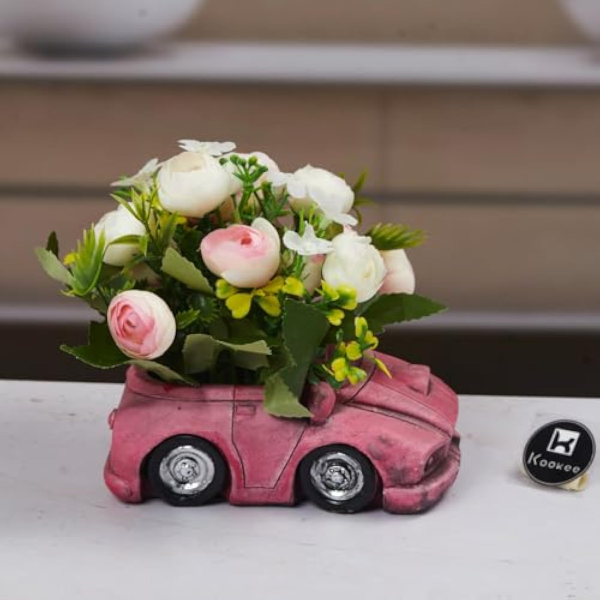 Artificial Flower Plant in Designer Pot Stand