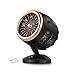 GAOYOO Mini wentylator stołowy, ręczny 2-biegowy, obracany przez USB, z dwoma łopatkami, cichy, biurko, sypialnia, cyrkulator powietrza
