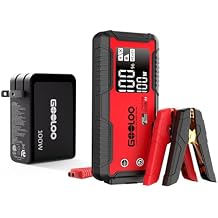 GOOLOO GT4000S Jump Starter 100W Two-Way Fast-Charging Portable Car Battery Charger Booster & Gooloo 100W USB C Charger Block