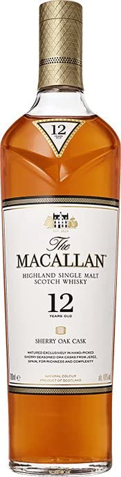The Macallan 12 Sherry Oak 700ml : Amazon.sg: Grocery