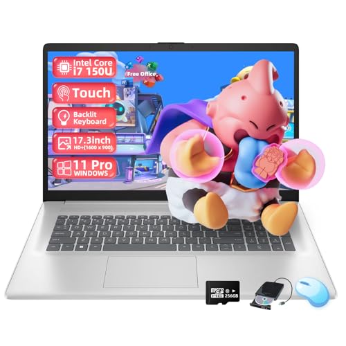 HP 17 m[gp\RA17.3C` HD+ ^b`XN[BrightViewfBXvCAIntel 10-Core 7 150UA16GB RAMA1TB SSDAobNCgKBAeL[AWindows 11 ProAMs OfficeA