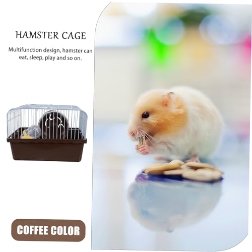 Levemolo Pequeno Transportador De Animais Gaiola De Hamster Maleta De Transporte De Cobaia Carro De