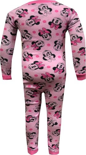 Girls Disney Junior Classic Minnie Mouse Toddler Cotton Sleeper2