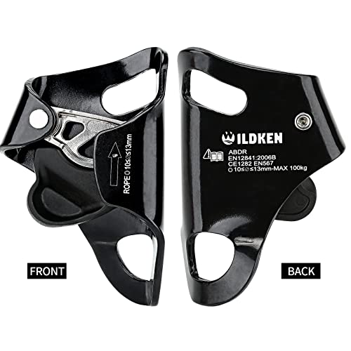WILDKEN Rock Climbing Chest Ascender Climbing Mountaineering Tree Arborist Climbing Rappelling Equip for 10-15mm Rope - Thumbnail 3