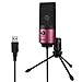 FIFINE USB Podcast Condenser Microphone Recording On Laptop, No Need Sound Card Interface and Phantom Power-K669