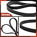 A-Premium Power Steering Stretch Fit Serpentine Drive Belt Compatible with Ford, Mazda & Lincoln Cars - Explorer 2011, Fusion 2010-2012, Edge 2007-2011, 6 2009-2013, CX9 2007-2015, MKZ, MKX, 32.25 In