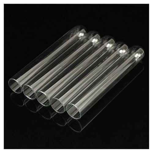 Tubes en verre laboratoire fond rond fournitures scientifiques transparentes 180mm 200mm