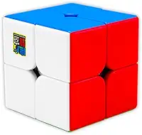 Cubo Magico Profissional 2x2 Stickerless Speedcubing Demolidor, Moyu Meilong, Multicor