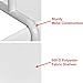 Simple Houseware 52-Inch Freestanding Closet Garment Rack with Storage Shelves and Coat/Hat Hooks, White