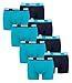 Produktbild PUMA 12 er Pack Boxer Boxershorts Men Herren Unterhose Pant Unterwäsche, Farbe:796 - Aqua/Blue, Bekleidungsgröße:L