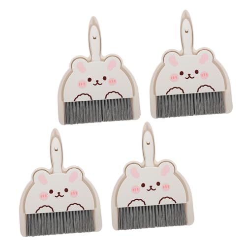 TOYANDONA 4 Sets Desktop Reinigung Kleine Kehrschaufel Desktop Mini Besen Mini Kehrschaufel Und Schneebesen Kehrschaufelbürste Winziger Reinigungsbesen