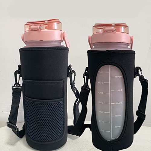 irene inevent Capa para garrafa de água portátil Bolsa para caminhada Suporte para telefone Frasco a