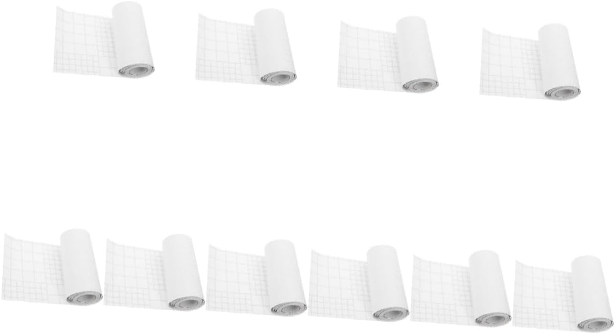 jojofuny 10pcs Vinyl Baseboard Skirting Board Covers Easy Install Peel and Stick Molding Trim