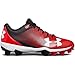 Under Armour Boys' Leadoff Low RM Jr., Black (061)/Red, 3